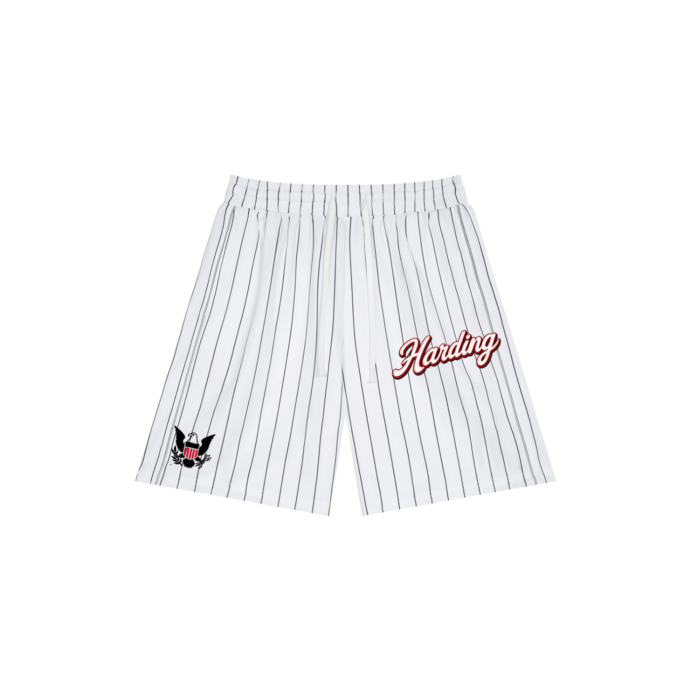 Unisex Striped Loose Fit Shorts