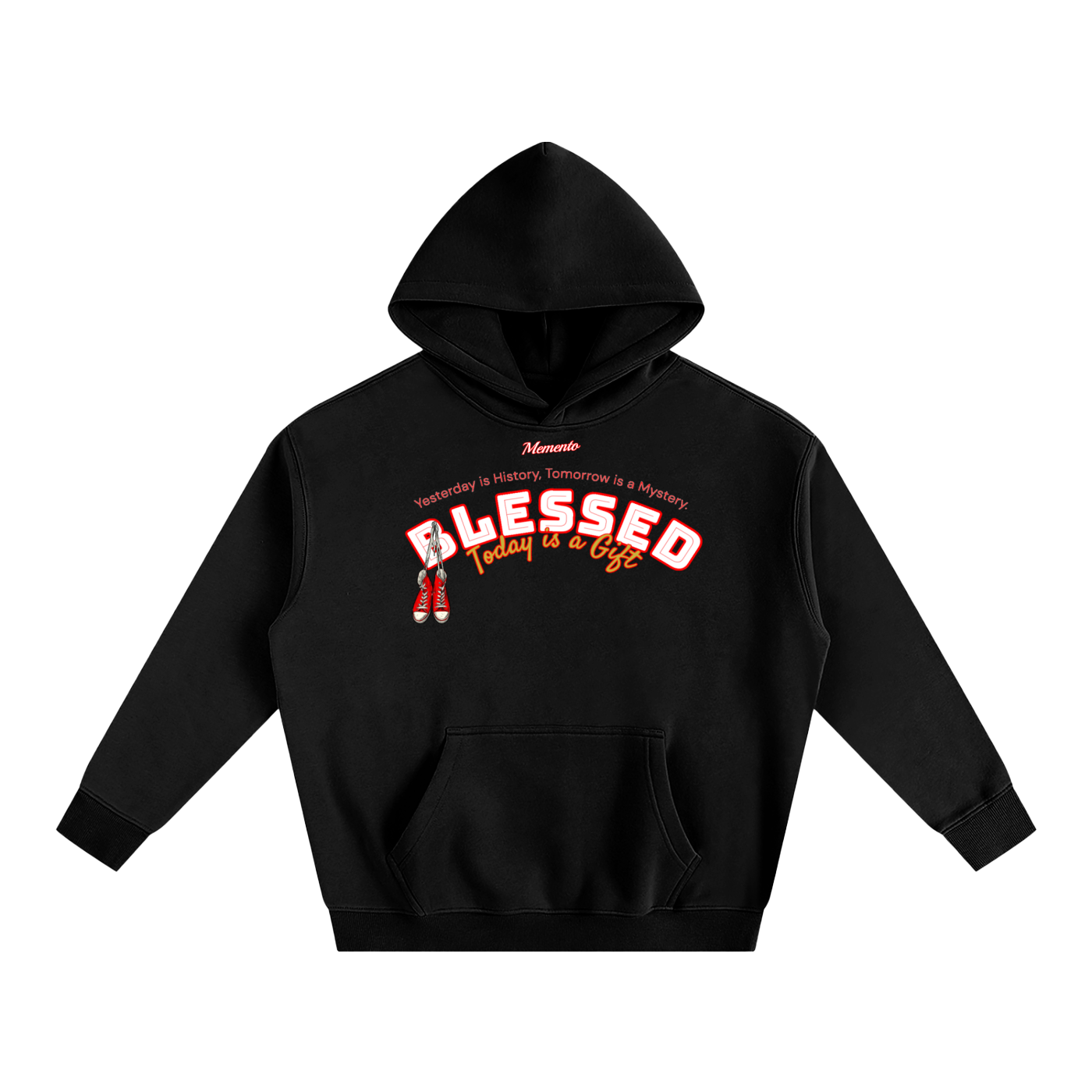 Be Where Your Feet Are Fleeced Hoodie - Memento Mori Clothing