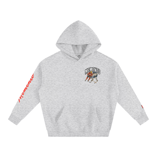 Blades of Glory Oversize Fleeced Hoodie - Memento Mori Clothing