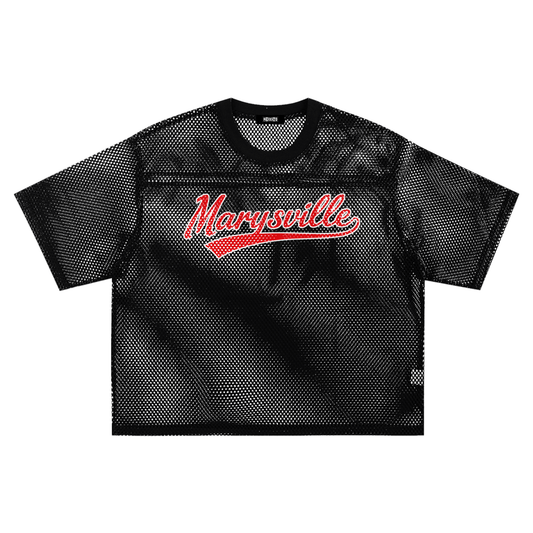 Marysville See-through Boxy Net T-Shirt - Memento Mori Clothing