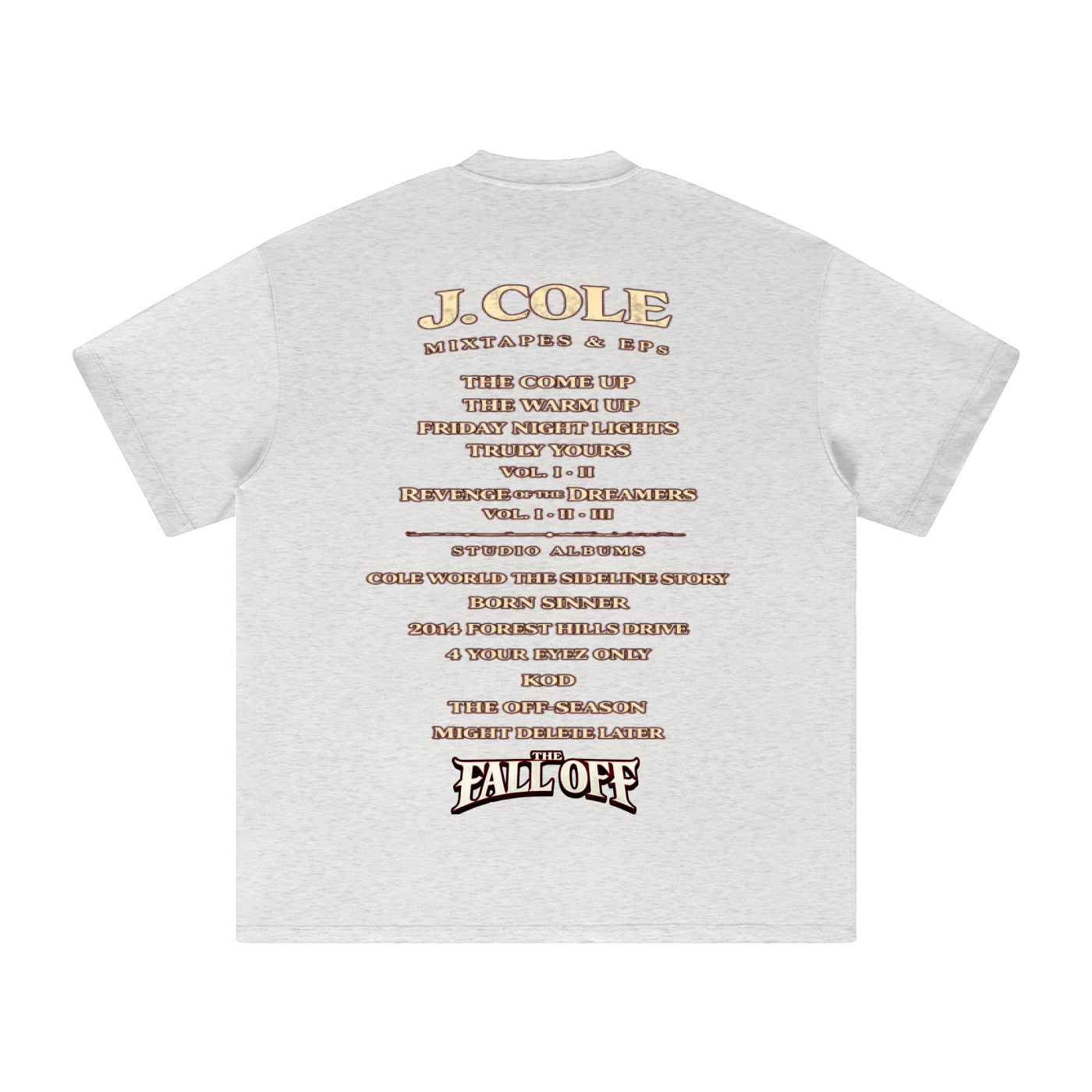 Jcole,Thefalloff,Coleworld,Tshirt ,Memento,Mementomori