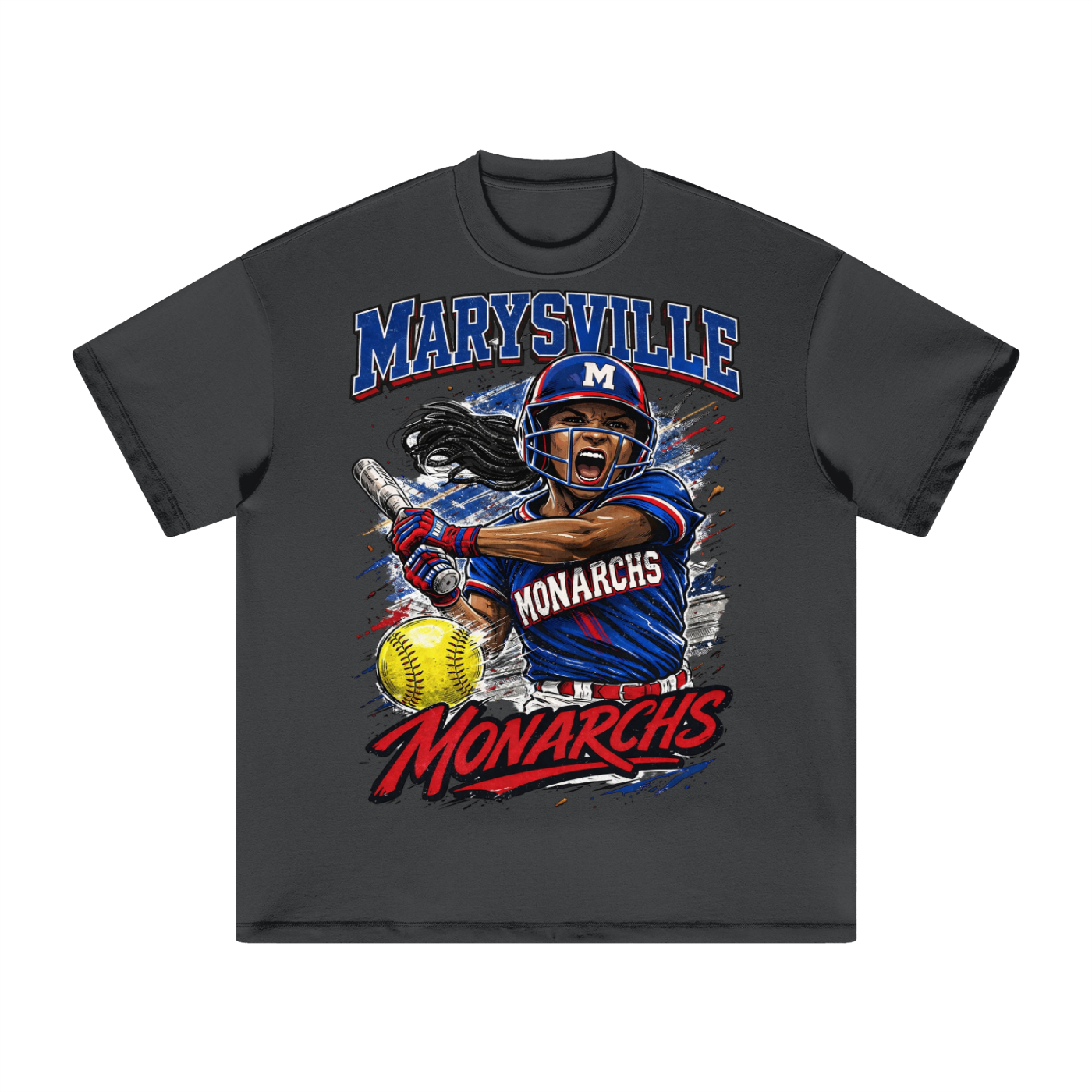 Softball Heavyweight Earth Tone T-Shirt - Memento Mori Clothing