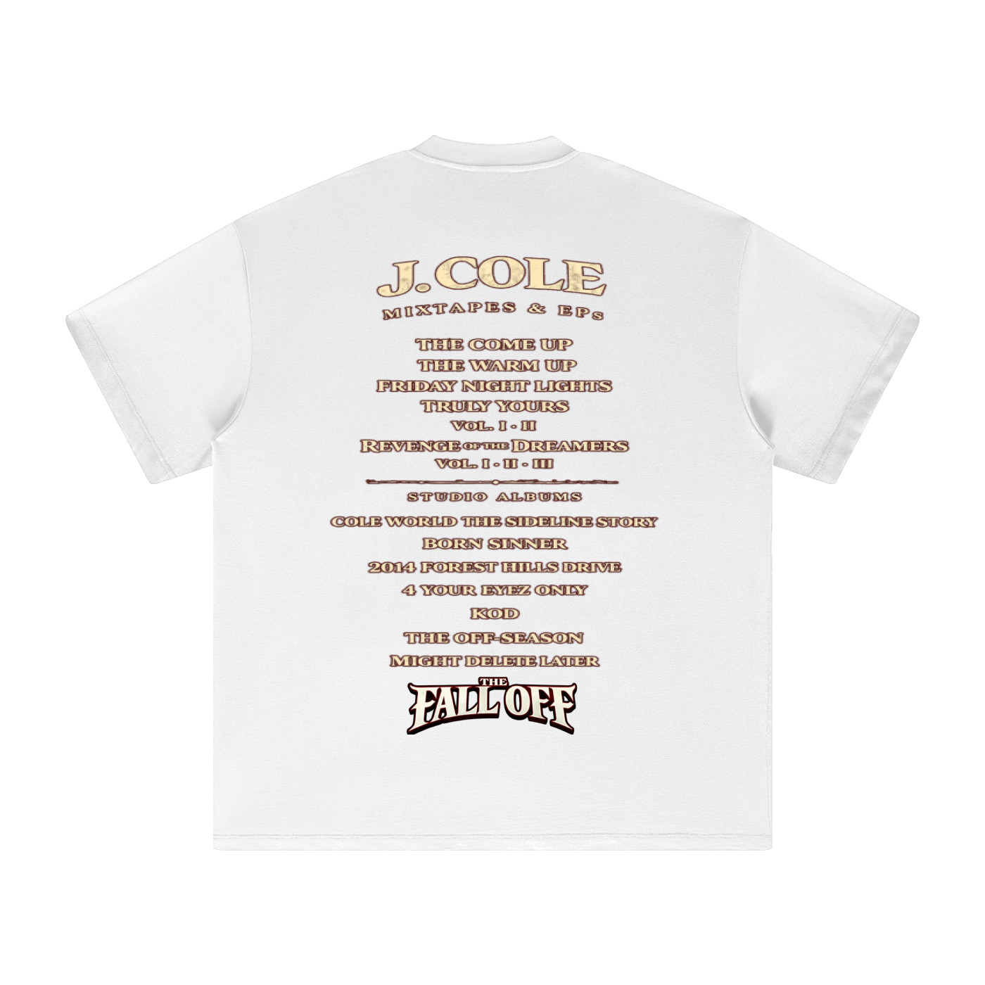 Jcole,Thefalloff,Coleworld,Tshirt ,Memento,Mementomori