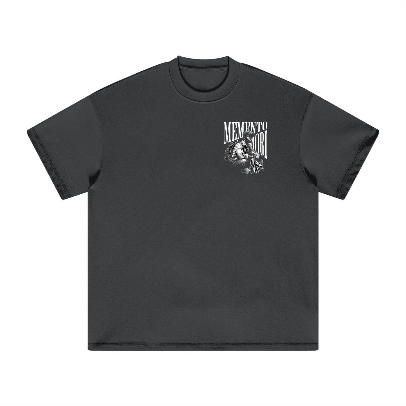 Grind Never Stops Heavyweight T-Shirt - Memento Mori Clothing
