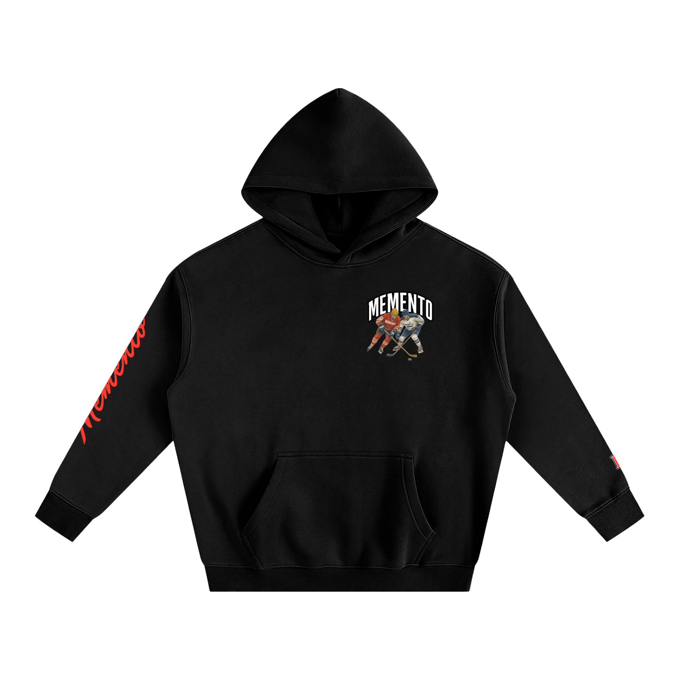 Blades of Glory Oversize Fleeced Hoodie - Memento Mori Clothing