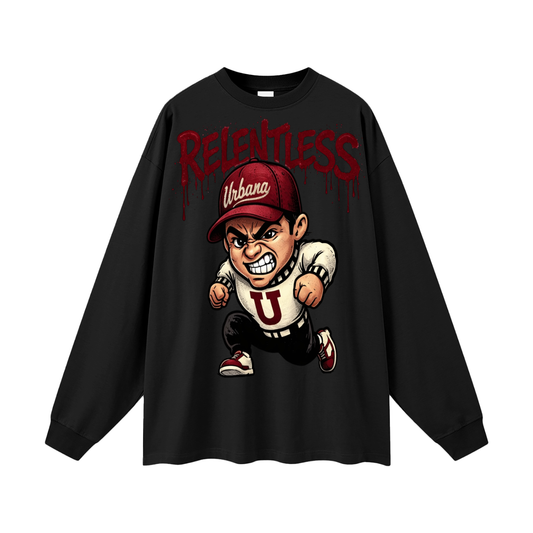Sparky Oversized Unisex Long Sleeve T-Shirt - Memento Mori Clothing