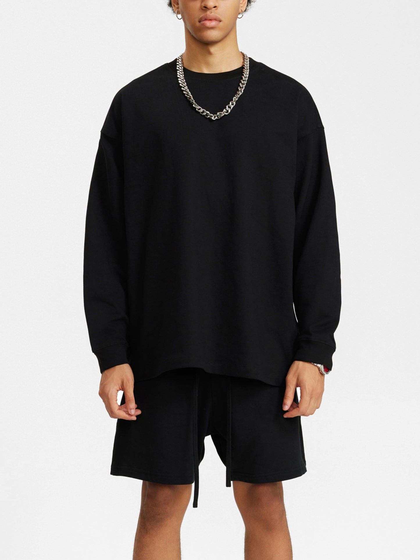 Urbana 1 Oversized Unisex Long Sleeve T-Shirt - Memento Mori Clothing