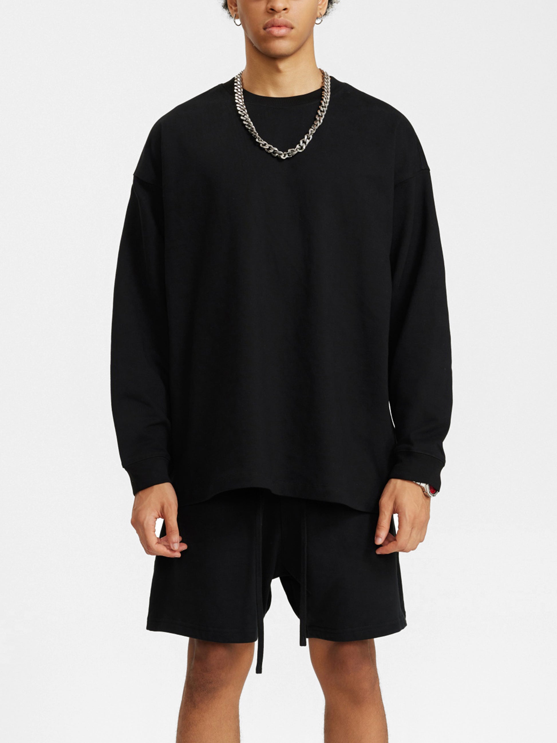 Ville 1 Oversized Unisex Long Sleeve T-Shirt - Memento Mori Clothing
