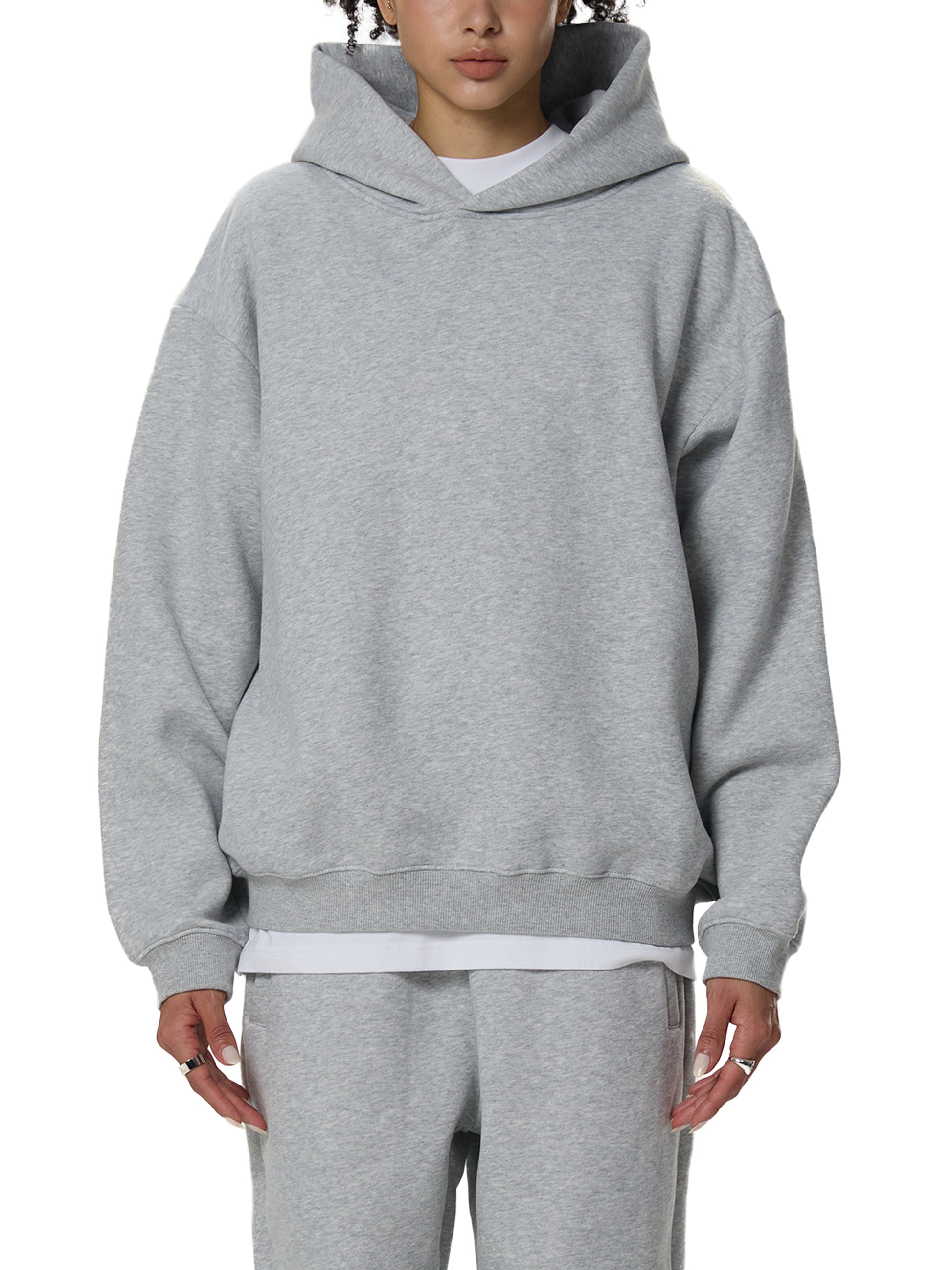Sparky Fleeced Boxy Hoodie - Memento Mori Clothing