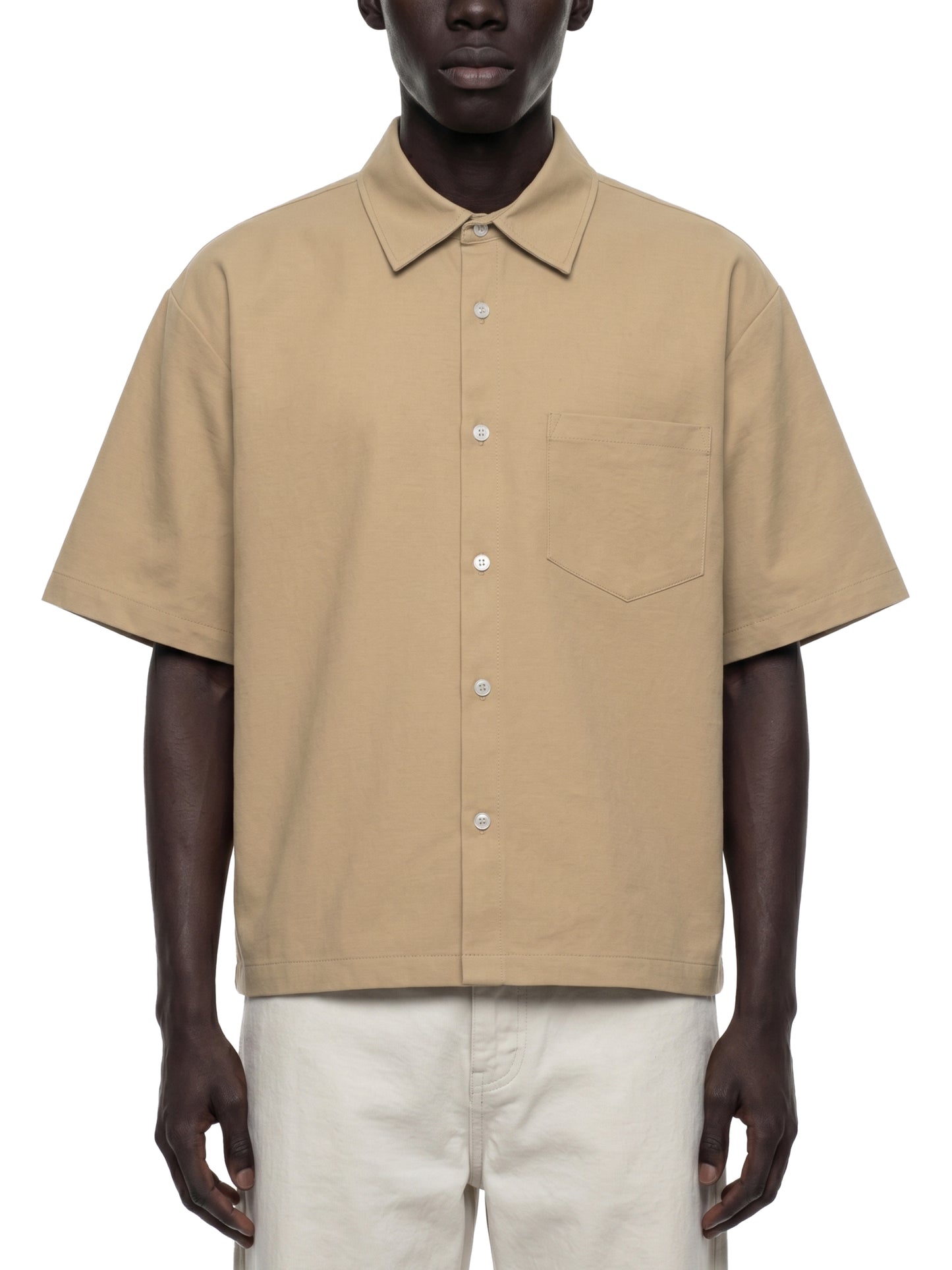 Unisex Boxy Heavyweight Short Sleeve Shirt - Memento Mori Clothing