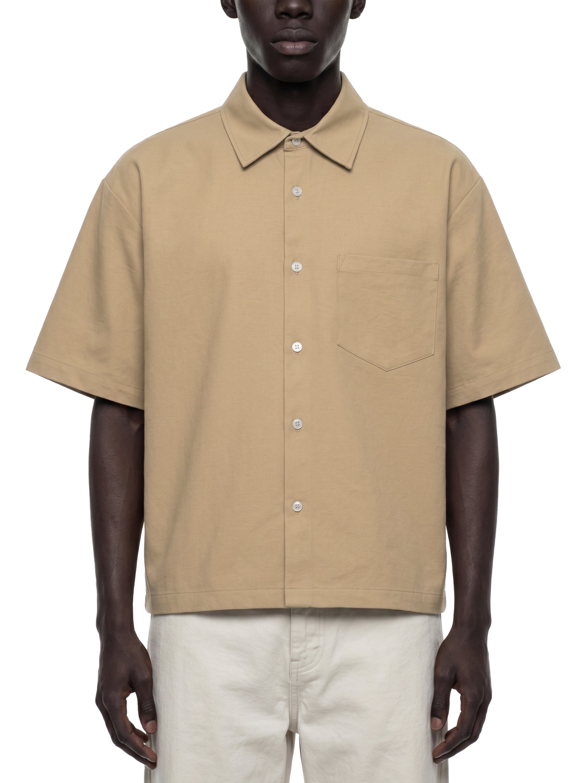 Unisex Boxy Heavyweight Short Sleeve Shirt - Memento Mori Clothing